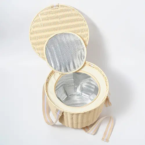 Le Weekend Natural Round Picnic Cooler