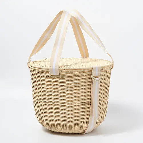 Le Weekend Natural Round Picnic Cooler