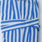Naomi Blue Striped Bathrobe
