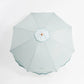 Scalloped Aquamarine Beach Umbrella