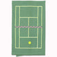 Tennis Embroidered Tea Towel